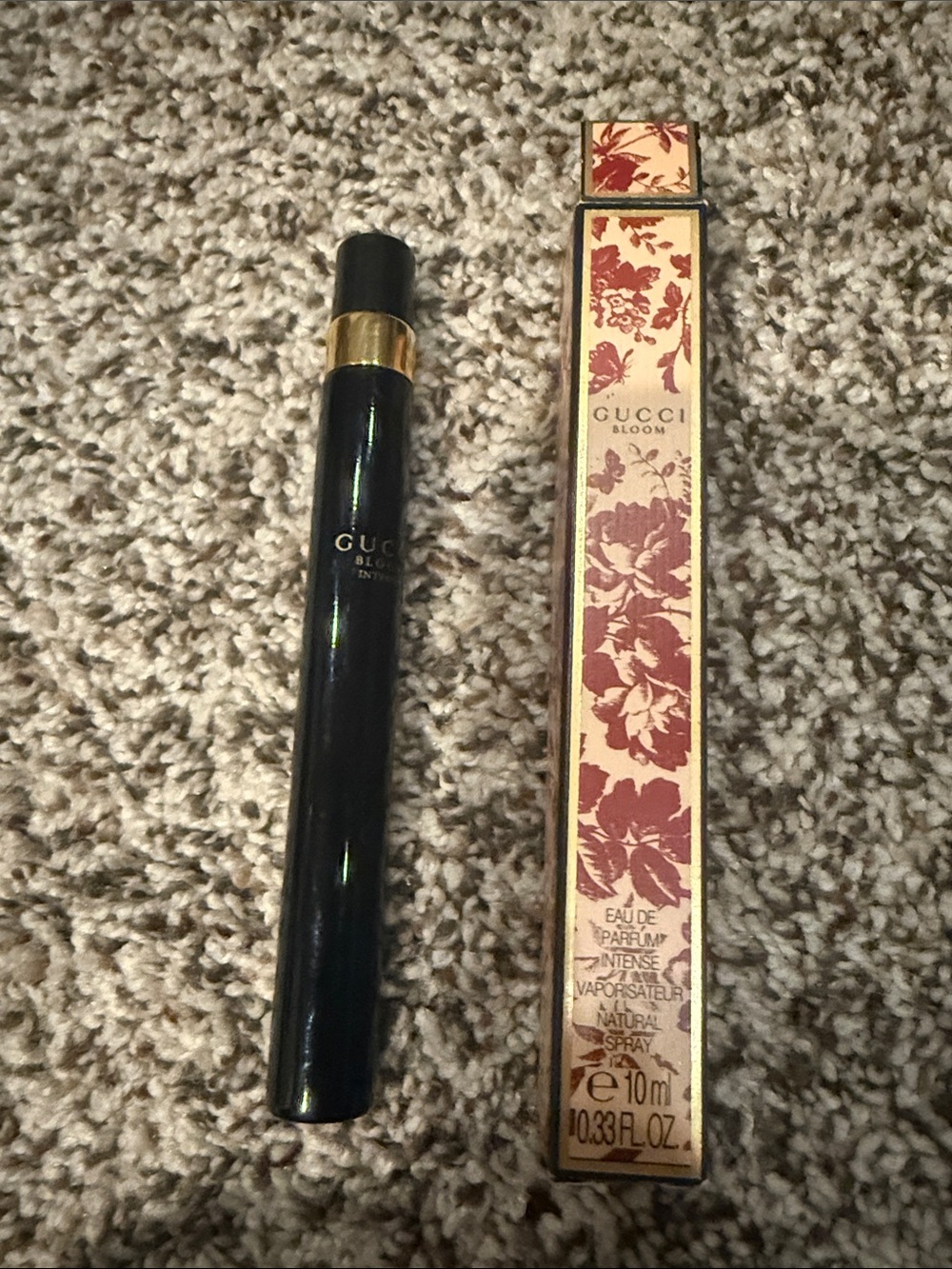 New Gucci Bloom Intense Black & Gold Travel Spray 10ml